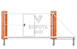 Откатные ворота 2000×3000 ЗМК-7212